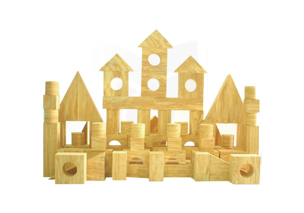 72塊EVA發泡木紋創意積木組